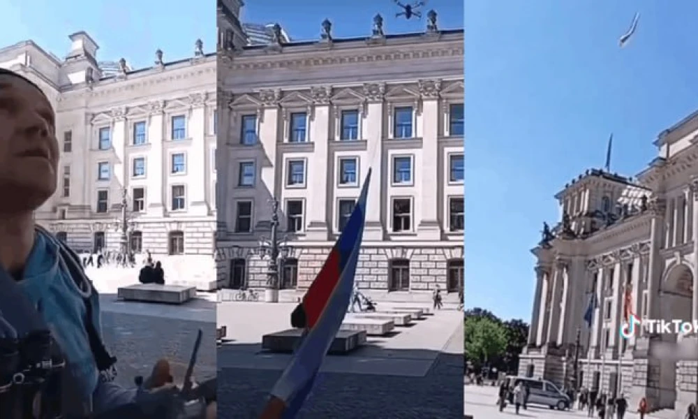 Συναγερμός στη Γερμανία: Drone με ρωσική σημαία πέταξε για λίγα λεπτά πάνω από την Bundestag
